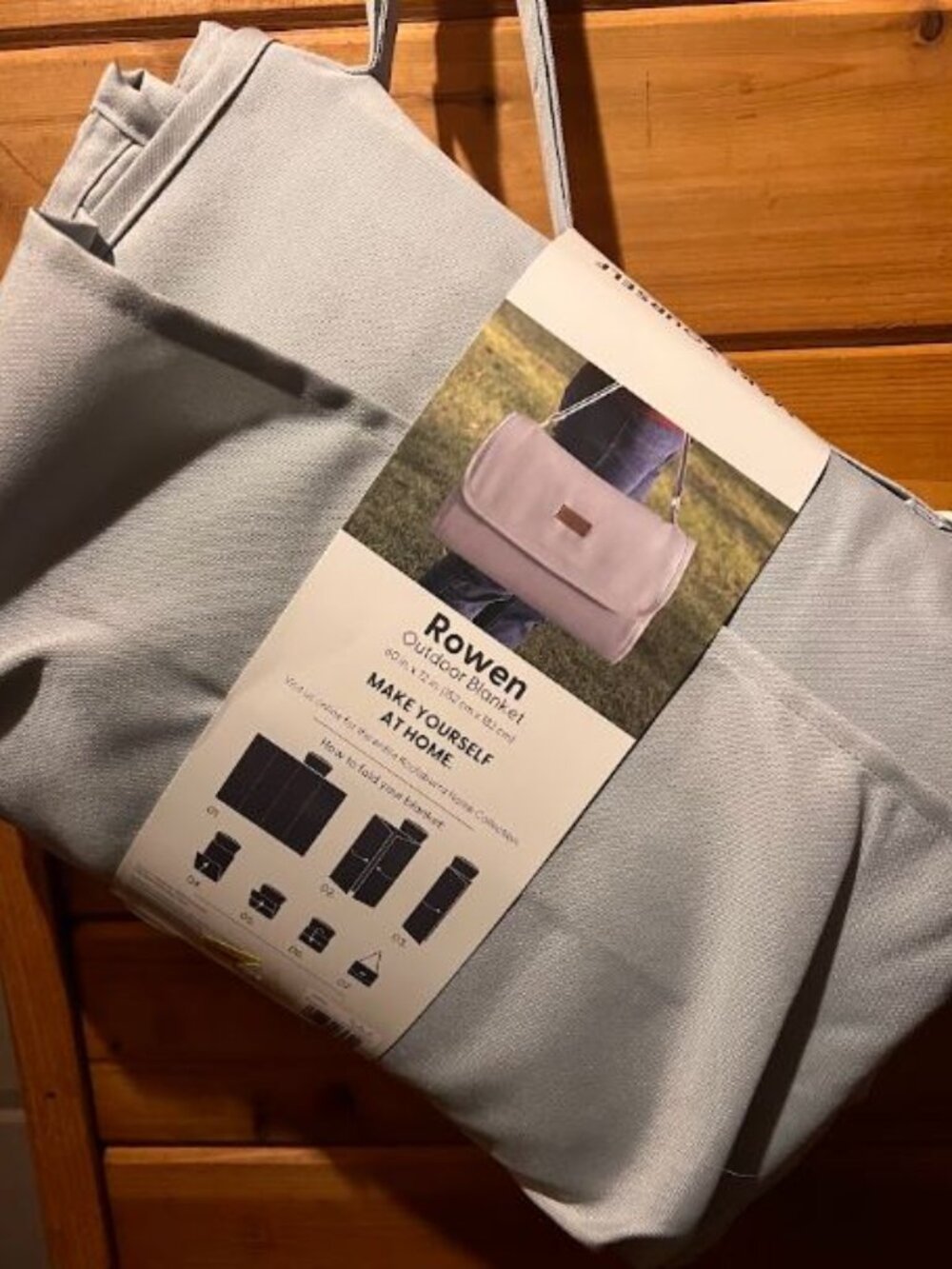 Outdoor Blanket | "Rowen" Koolaburra by Ugg | Foldable w/ Strap